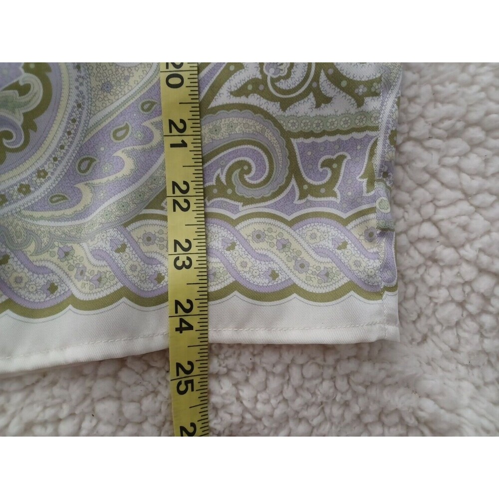 Sandro Paris Top Size 3 US 8 Beautiful floral Paisley Patterns Print Button Up - Picture 11 of 13